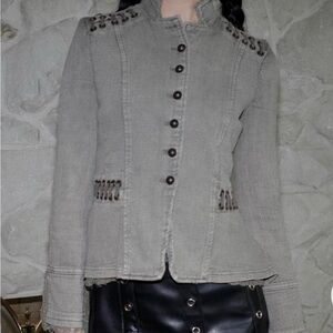 Military-Style Punk Jacket